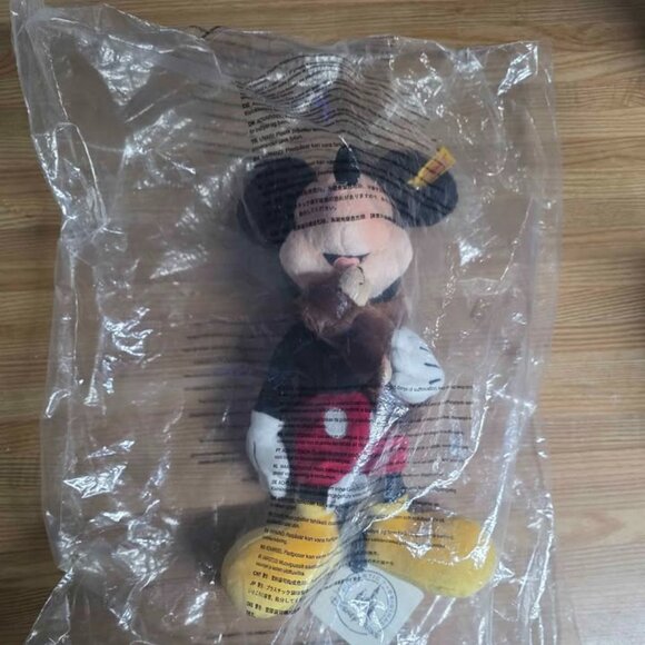 NEW Steiff Mickey Mouse with Teddy Bear Plush - Disney EAN 682476